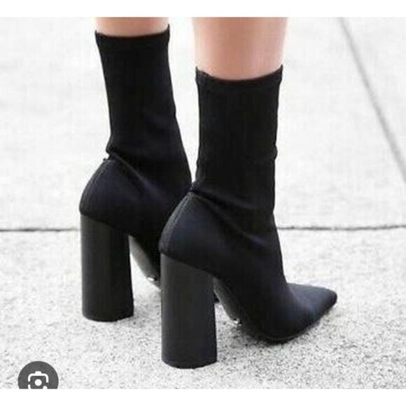 Tony Bianca Diddy Lycra Booties Size 7 - Picture 6 of 15